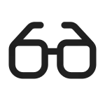 Glasses SVG Icon